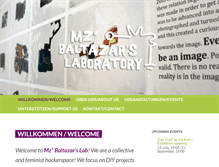 Tablet Screenshot of mzbaltazarslaboratory.org
